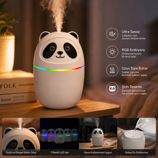 PandaGlow Mini Hava Nemlendirici