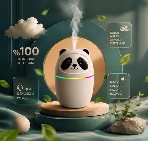 PandaGlow Mini Hava Nemlendirici